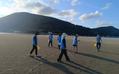 [완도군 청산면]해변 환경 정화 활동