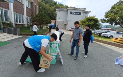 [완도군 청산면]추석맞이 기부 물품 수령