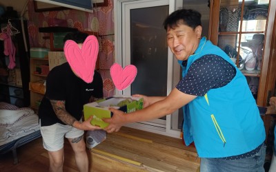 [완도군 청산면]아동 급식 꾸러미 전달