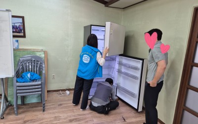 [완도군 청산면]경로당 가전 교체 설치 점검