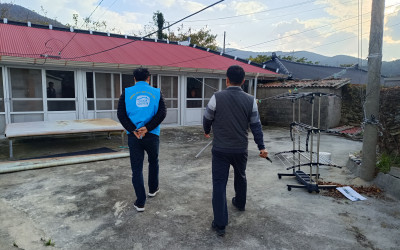 [완도군 청산면]주거환경개선사업 시공 점검