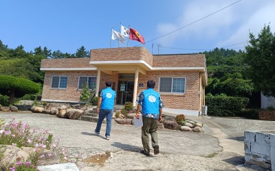 [완도군 청산면]무더위 예방 경로당 시설 점…