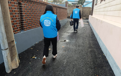 [완도군 청산면]독거 어르신 지킴이단 진행