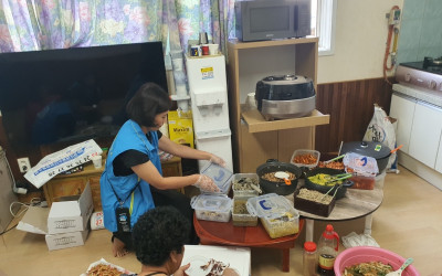 [완도군 신지면] 마을 경로당 행사 지원