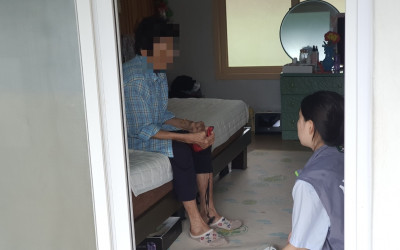 [완도군 신지면] 홀로사는 노인 여름이불 전…