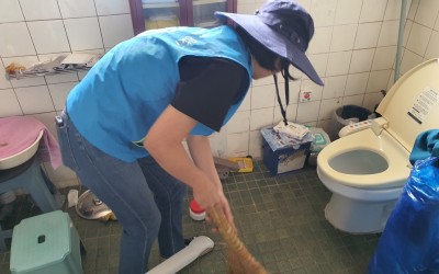 [완도군 신지면] 안전손잡이 설치 및 반찬배…