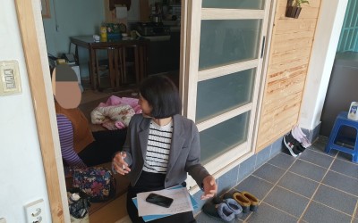 [완도군 신지면] 복지기동대 복지대상자 가정…