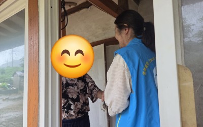 [완도군 보길면] 집중호우대비 어르신안부살피…