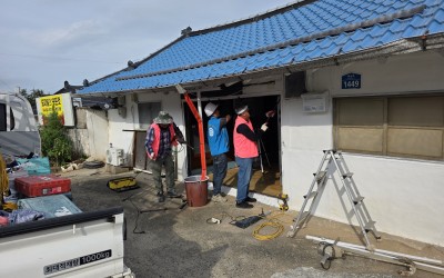 [해남군 계곡면]독거어르신 주택 출입문 교체