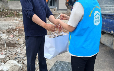 [신안군 하의면]취약계층 기초푸드뱅크 물품 …