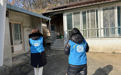 [함평군 손불면]
장애인 가구 안부살피기  …