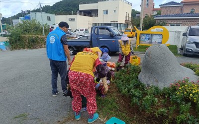 [완도군 청산면]복지기동대 홍보 및 노인일자…