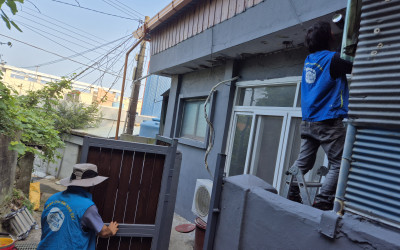 [완도군 청산면]주거환경개선사업 시공현장 점…