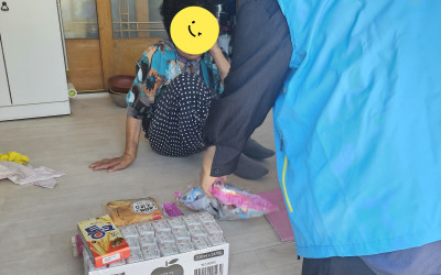 [완도군 생일면] 어르신 지킴이단 물품 전달