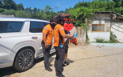 [완도군 금당면]복지기동대와 의용소방대 합동…