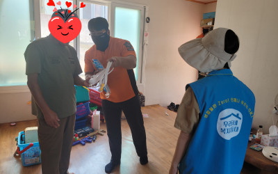 [완도군 금당면]복지기동대와 의용소방대 합동…