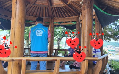 [완도군 금당면]무더위 속 경로당 어르신 안…