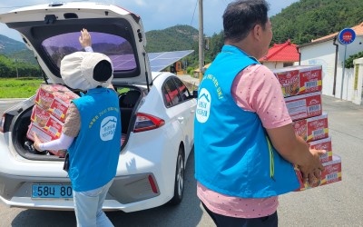 [완도군 금당면]경로당 위문품전달 및 무더위…