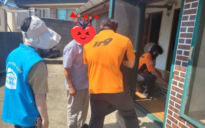 [완도군 금당면]복지기동대와 의용소방대 합동…