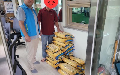 [완도군 금당면]추석맞이 경로당 양곡배부