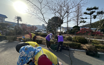 [신안군 자은면]복지기동대 사업홍보 및 도로…