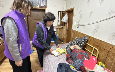 [신안군 자은면]복지기동대 노인무료급식 전달