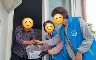 [순천시 삼산동] 돌봄취약가구 반찬 전달