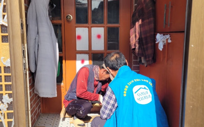 [고흥군영남면] 단차조절 계단 설치 