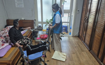 [여수시 미평동] 노인부부가구 도배
