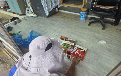 (해남군 화원면)반찬 배달과 안부살피기