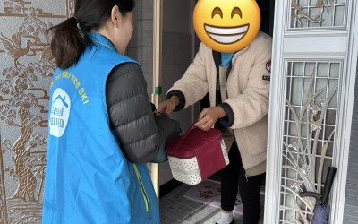 [완도군 생일면]저소득 노인 무료급식 배달