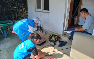 [강진군 대구면] 장애인가구 에어컨 설치