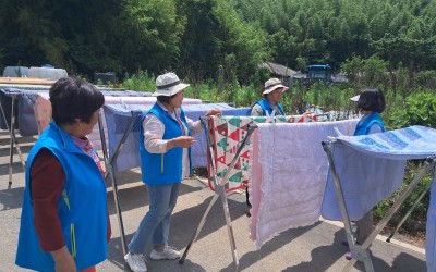 [해남군 옥천면] 이동차량 세탁봉사