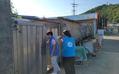 [완도군] 위기가구 현장방문 확인차