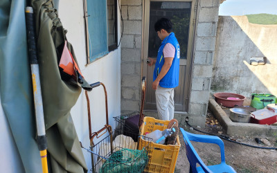 [완도군] 주거취약계층 현장 방문확인차