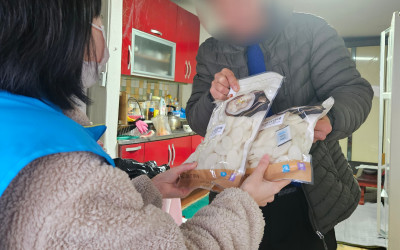 [영광군 대마면] 기탁물품 전달하고 어르신들…