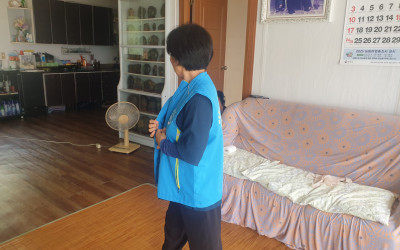 [완도군고금면]벽지 교체 신청가구 현지조사