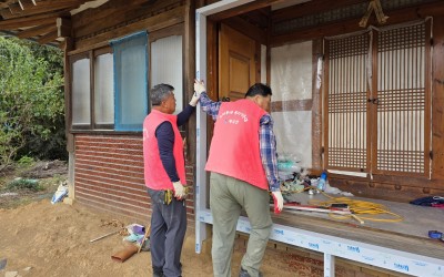[해남군 계곡면]독거어르신 출입문 및 작은방…