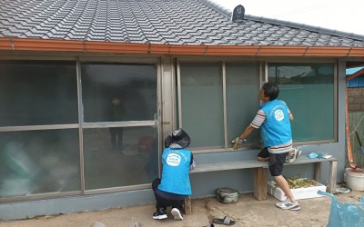 [완도군] 여름맞이 방충망 분리 및 설치