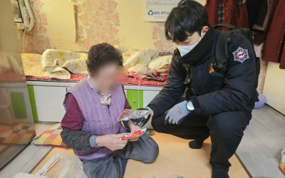 [여수시 서강동] 119생활안전순찰대와 동절…