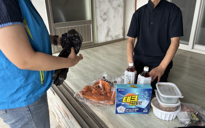 [무안군 청계면] 호우 수해가정 지원물품 배…