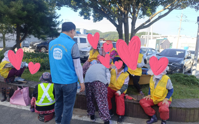 [완도군 청산면]복지기동대 홍보 및 간식 전…