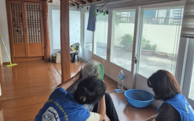 [완도군]  위기가구 안부살피기 및 주변정리