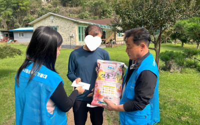 [함평군 나산면] 수해 피해 가구 지원물품 …